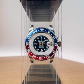 DT-01 Édition Pepsi, tableau montre déconstruite en acrylique, vue 1
